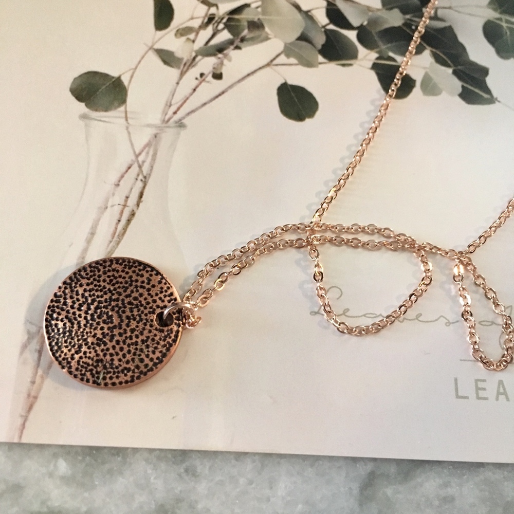 Crest Wave Copper Coin Surf Outfitters Necklace - Picture 6 of 8